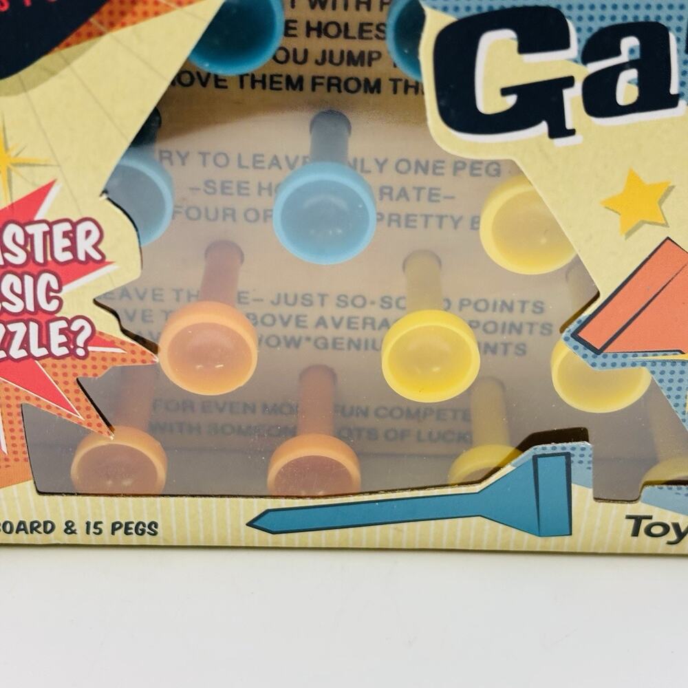 Neato Classics Wooden Peg Game Puzzle Brain Teaser Family Travel Toy Gift. NIB - Picture 8 of 8